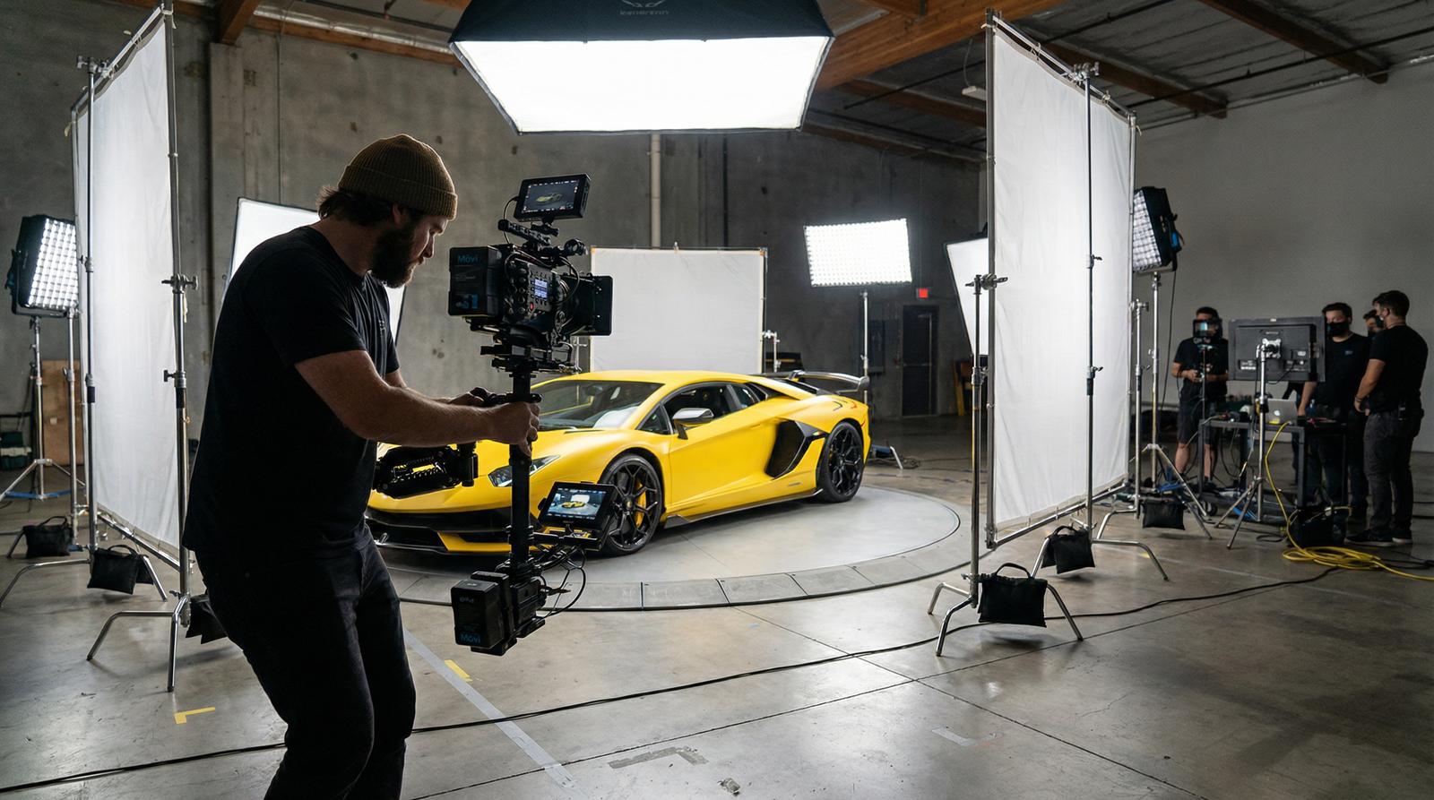 蜜桃视频制作-汽车视频拍摄幕后